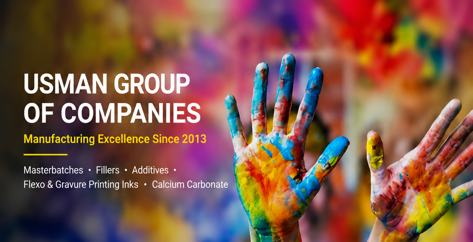 Usman colors masterbatches filler additives flexo and gravure printing inks manufacturers in lahore pakistan