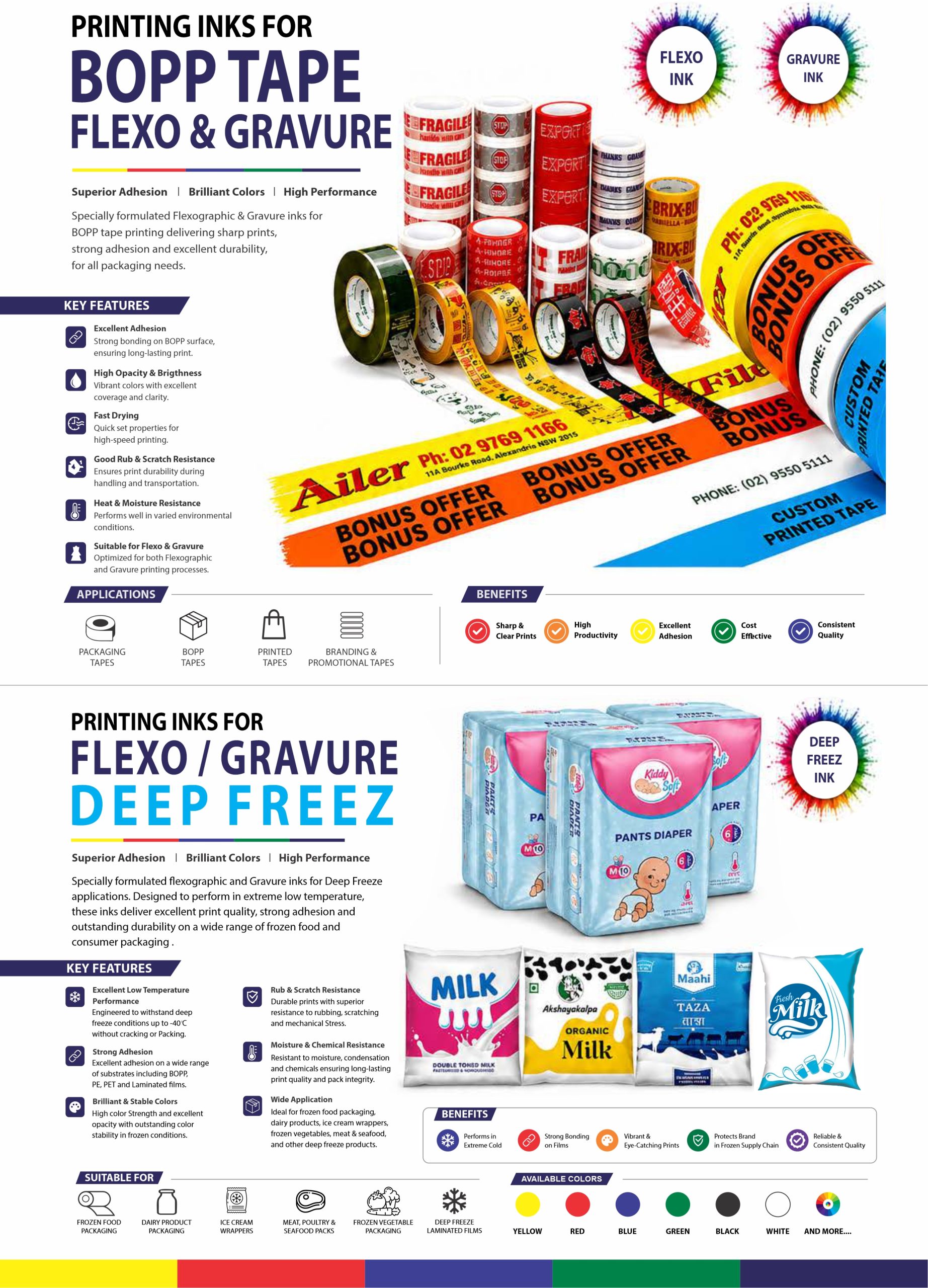 Printing inks for bopp extrusion lamination and Gravure inks usman colors printing inks lahore Pakistan